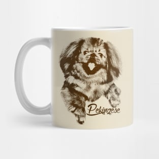 Cute Pekingese dog Mug